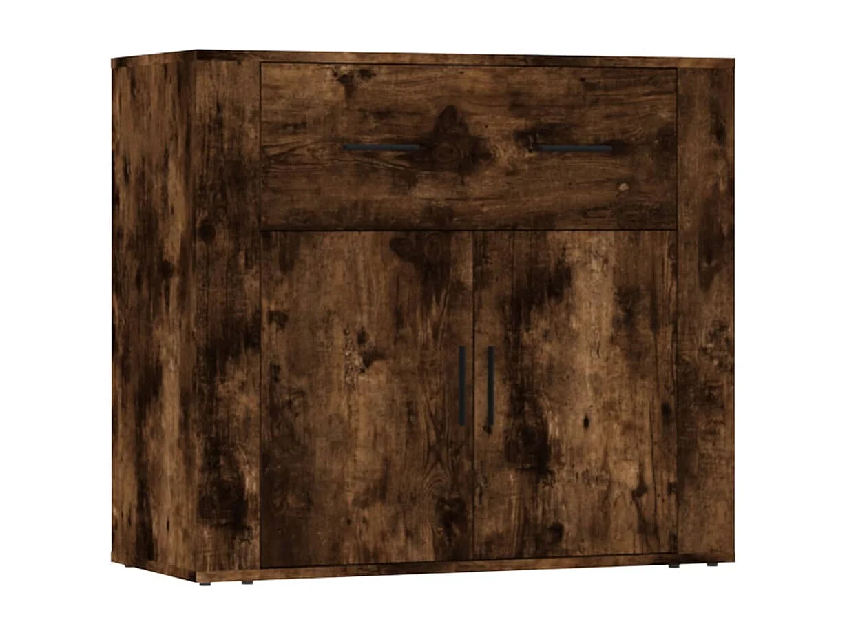 Buffets 3 pièces Chêne fumé Bois d'ingénierie