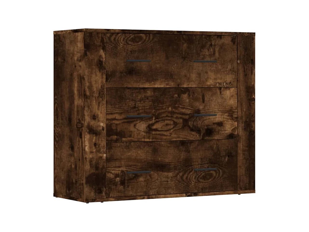 Buffets 3 pièces Chêne fumé Bois d'ingénierie