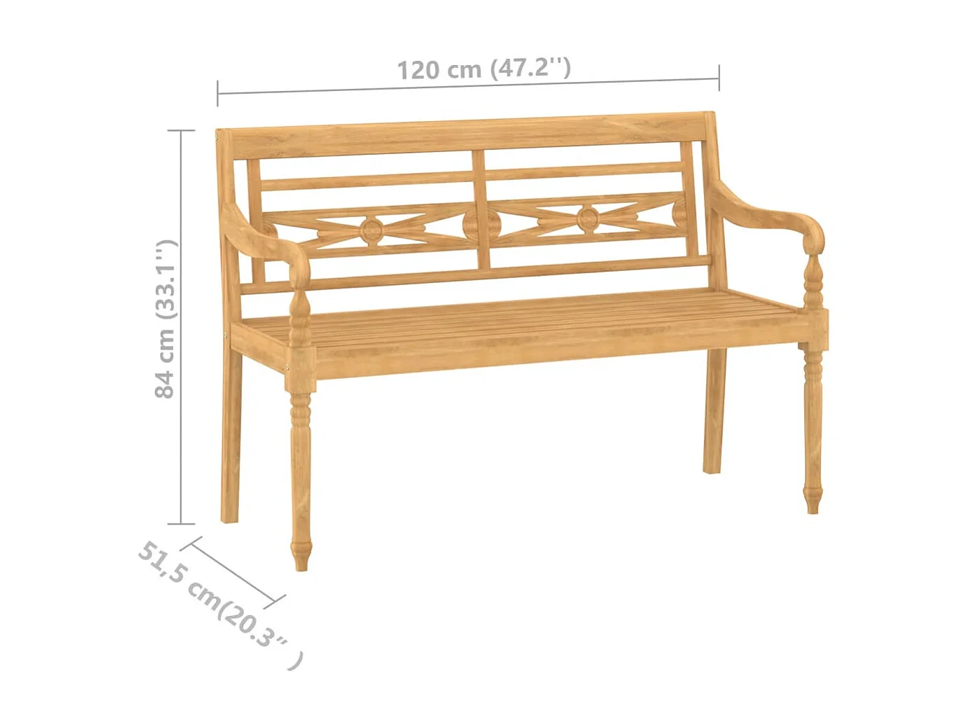 4 peças conjunto lounge de jardim madeira de teca maciça