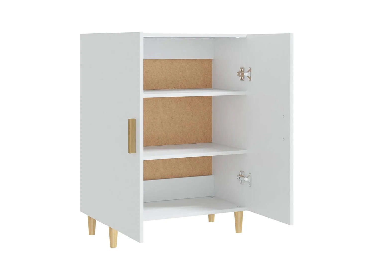 Buffet Blanc 70x34x90 cm Bois d'ingénierie