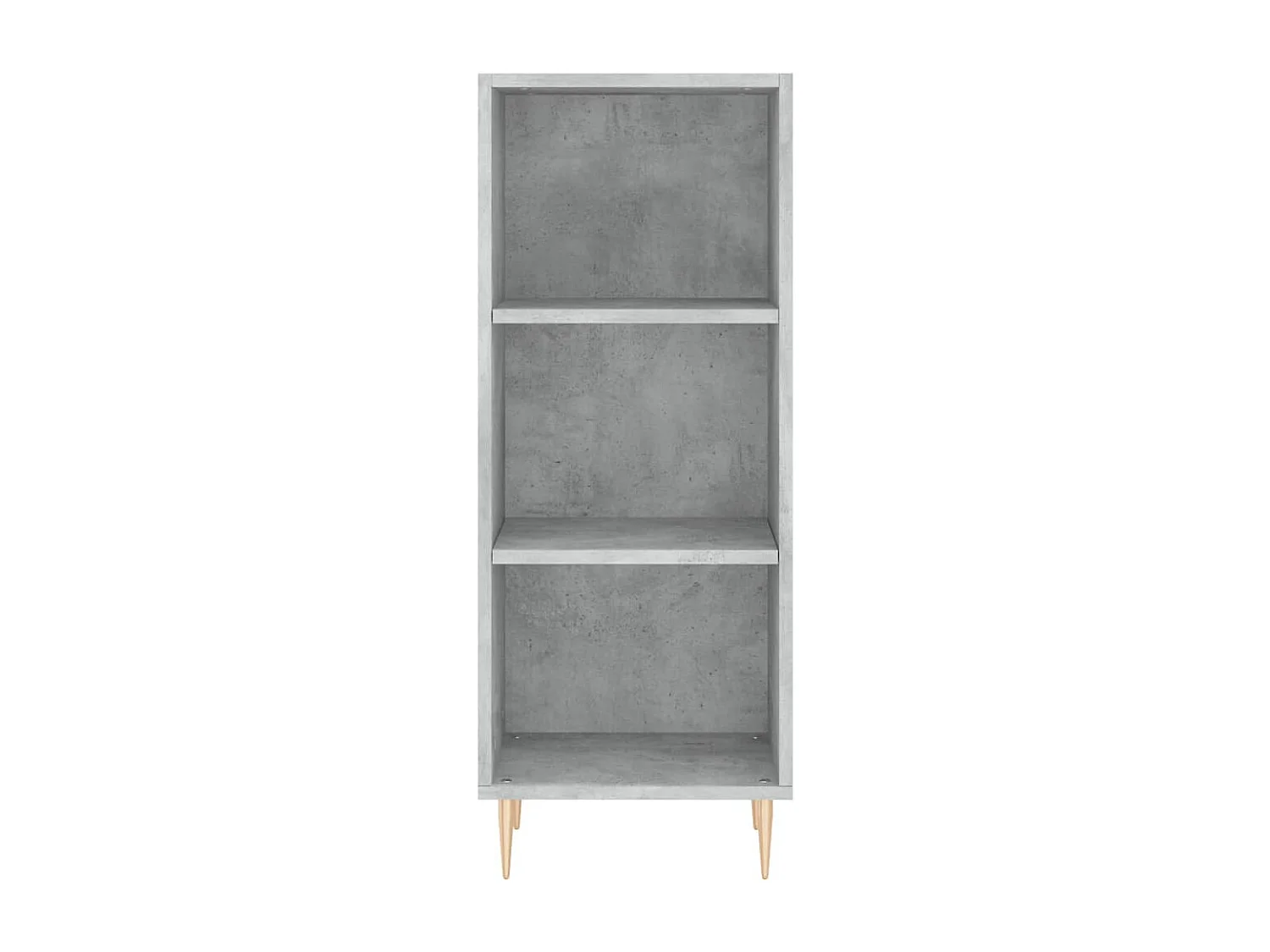 Buffet gris béton 34,5x32,5x90 cm bois d'ingénierie