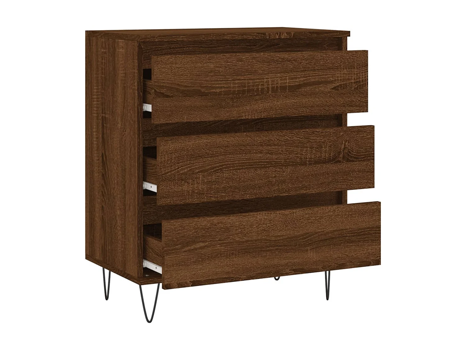 Buffet Chêne marron 60x35x70 cm Bois d'ingénierie