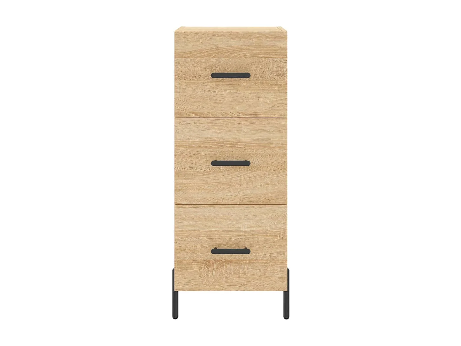 Buffet haut Chêne sonoma 34,5x34x180 cm Bois d'ingénierie