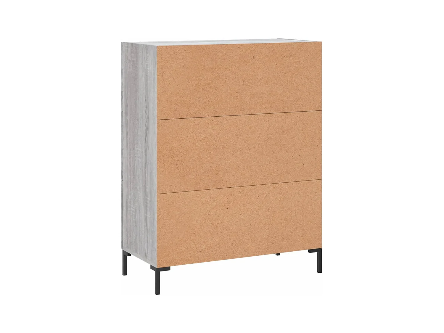 Buffet sonoma gris 69,5x34x90 cm bois d'ingénierie