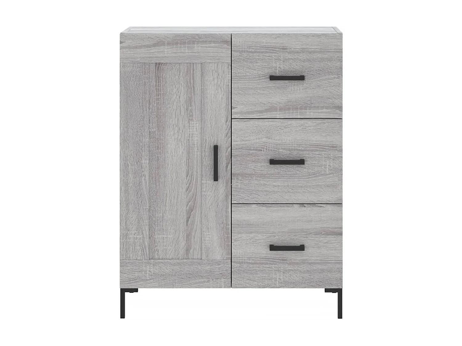 Buffet sonoma gris 69,5x34x90 cm bois d'ingénierie