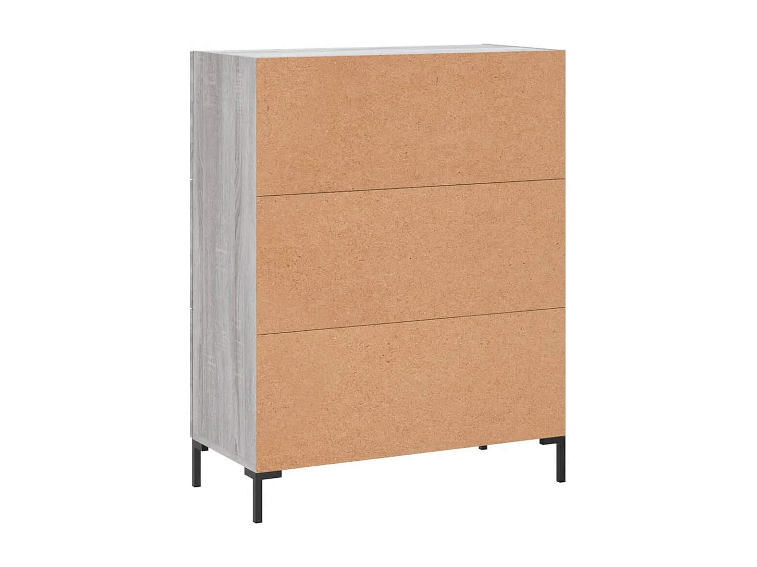 Buffet sonoma gris 69,5x34x90 cm bois d'ingénierie