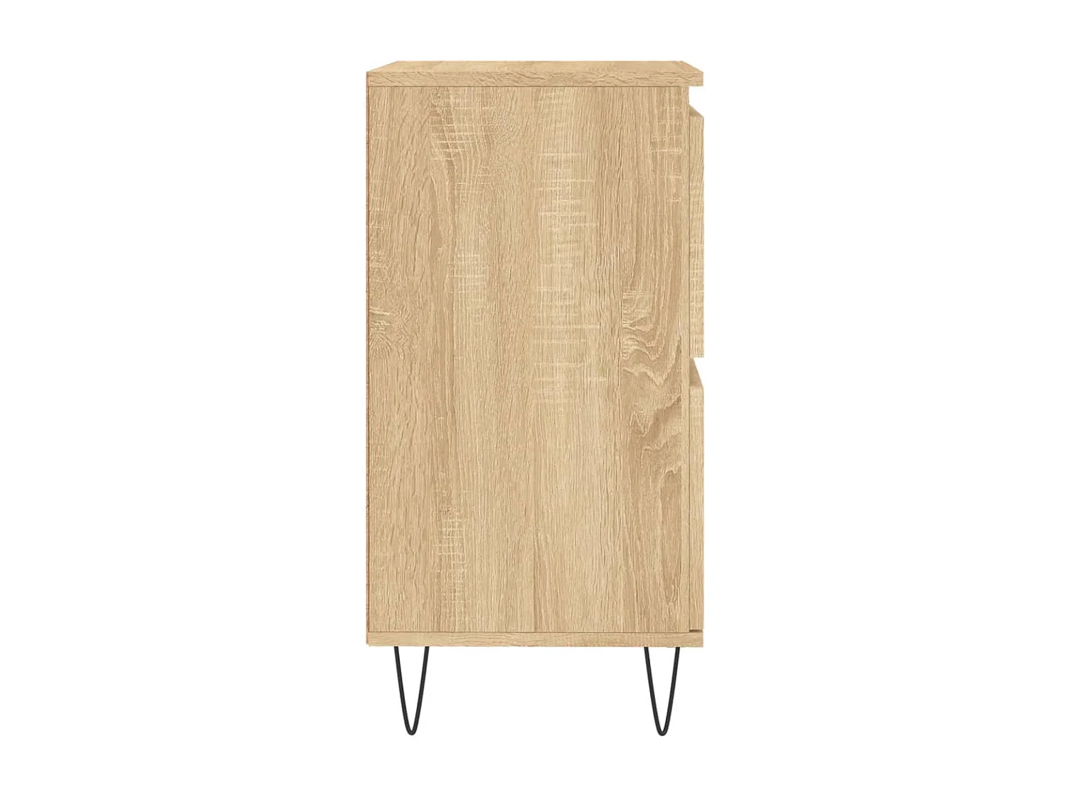 Buffets 2 pièces chêne sonoma bois d'ingénierie