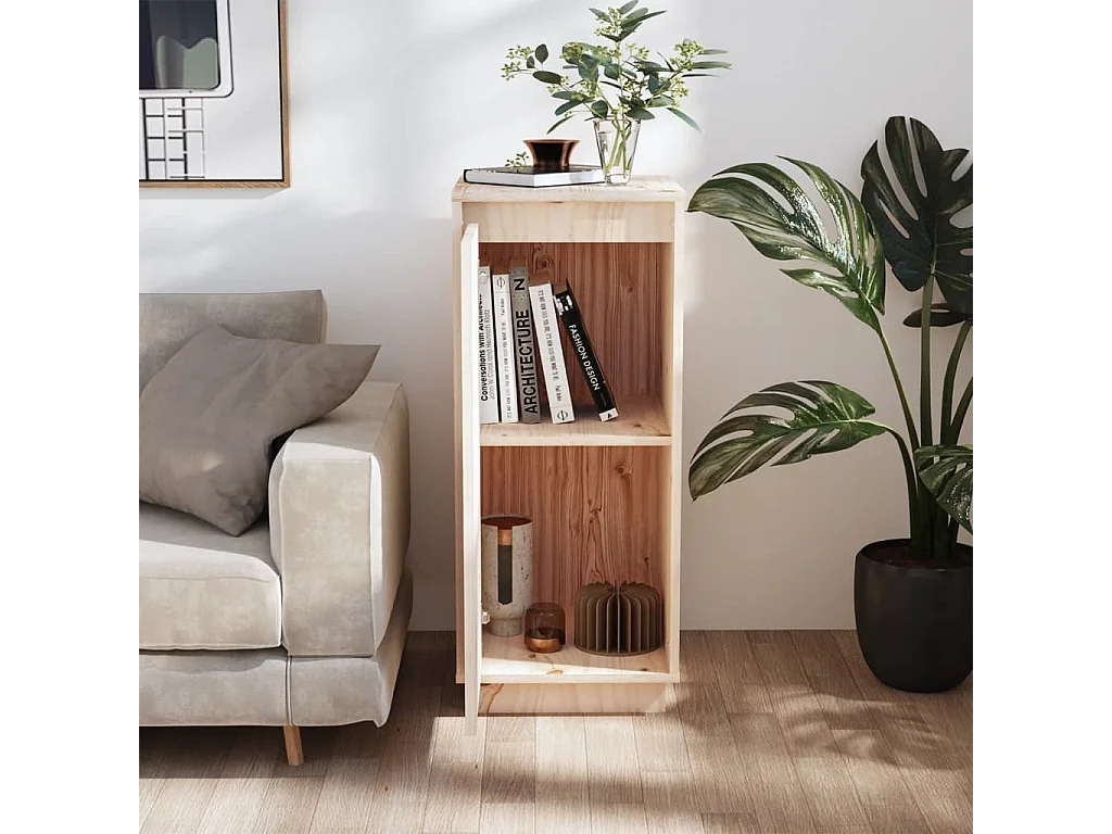 Buffet 31,5x34x75 cm Bois massif de pin