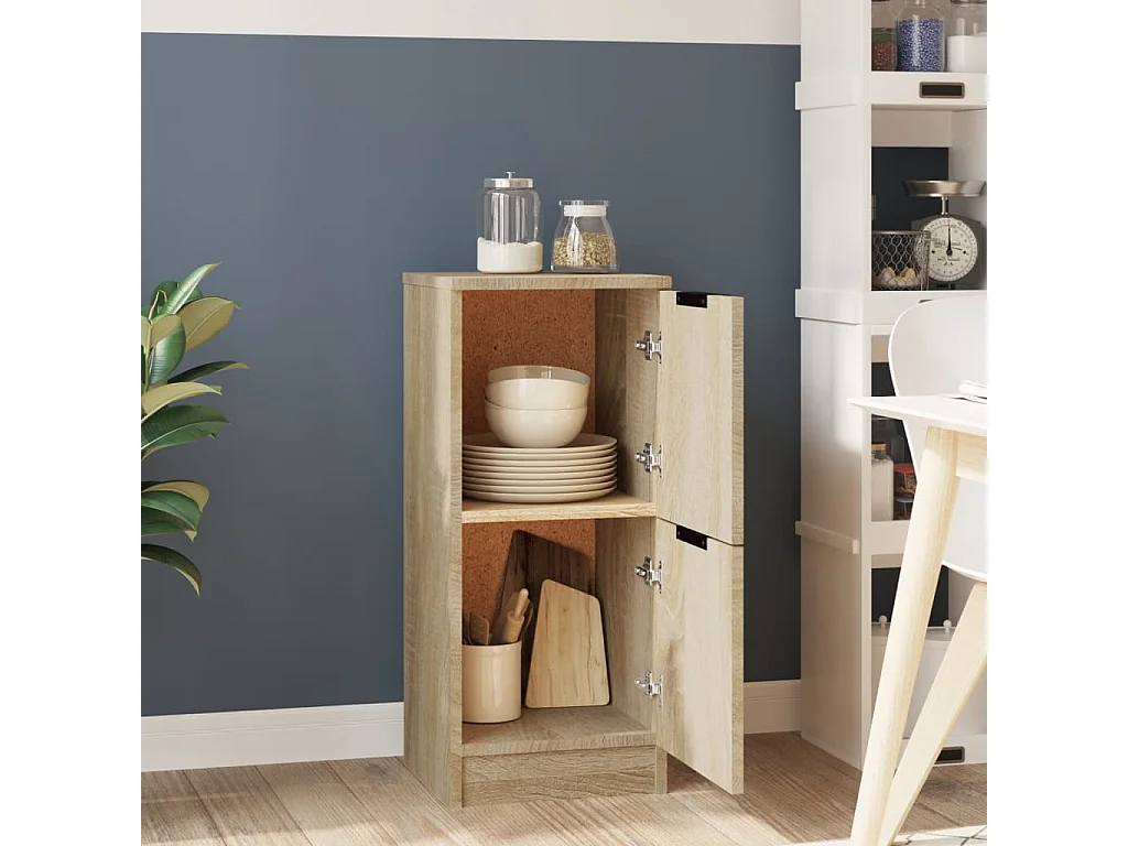 Buffet Chêne sonoma 30x30x70 cm Bois d'ingénierie