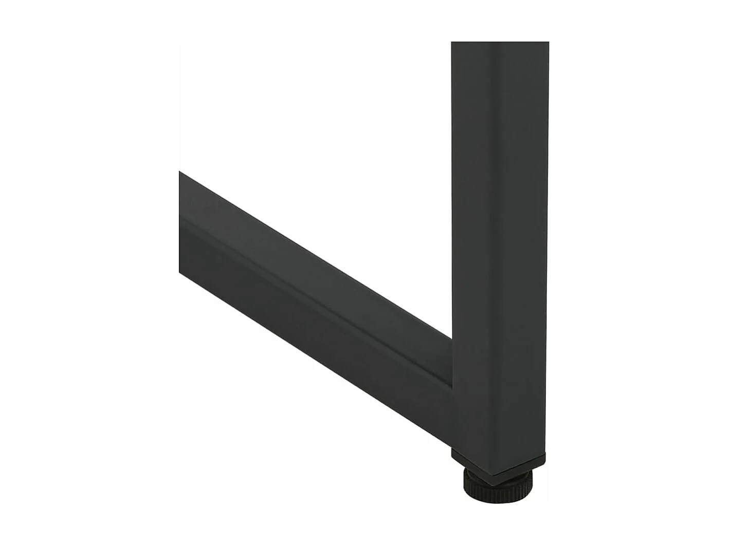 Buffet Noir 105x35x75 cm Acier