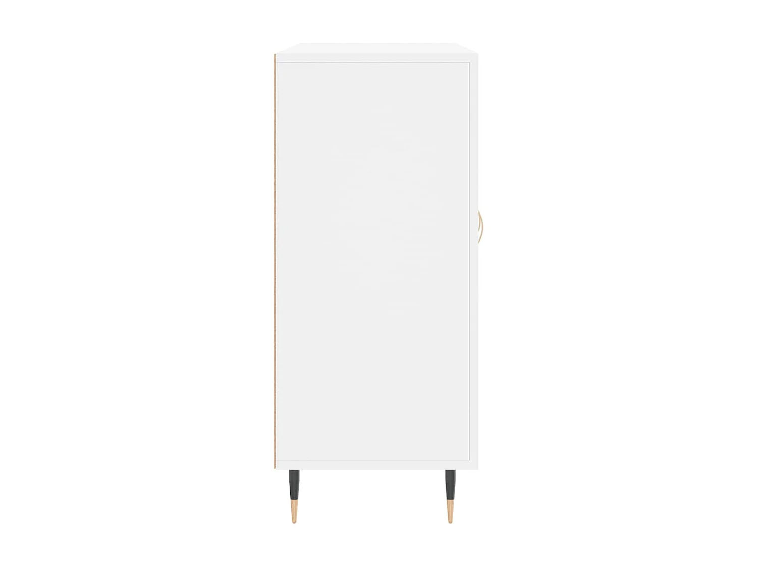 Buffet blanc 90x34x80 cm bois d'ingénierie