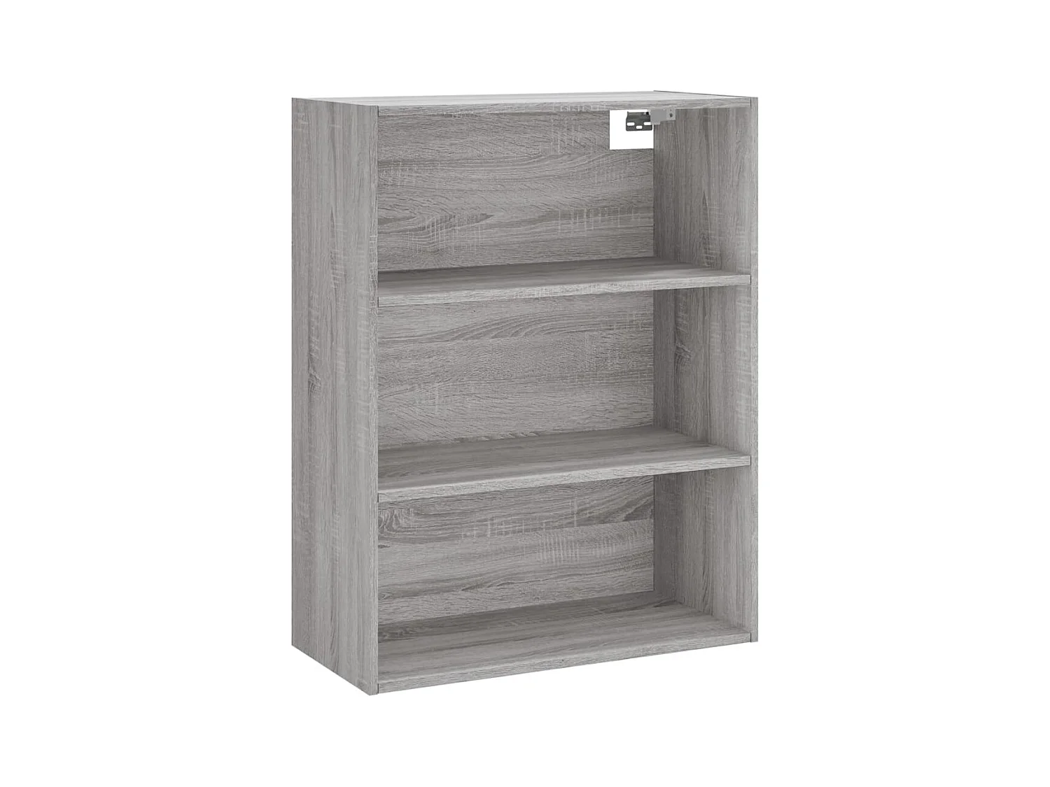 Hoge kast 69,5x34x180 cm bewerkt hout grijs sonoma eikenkleurig