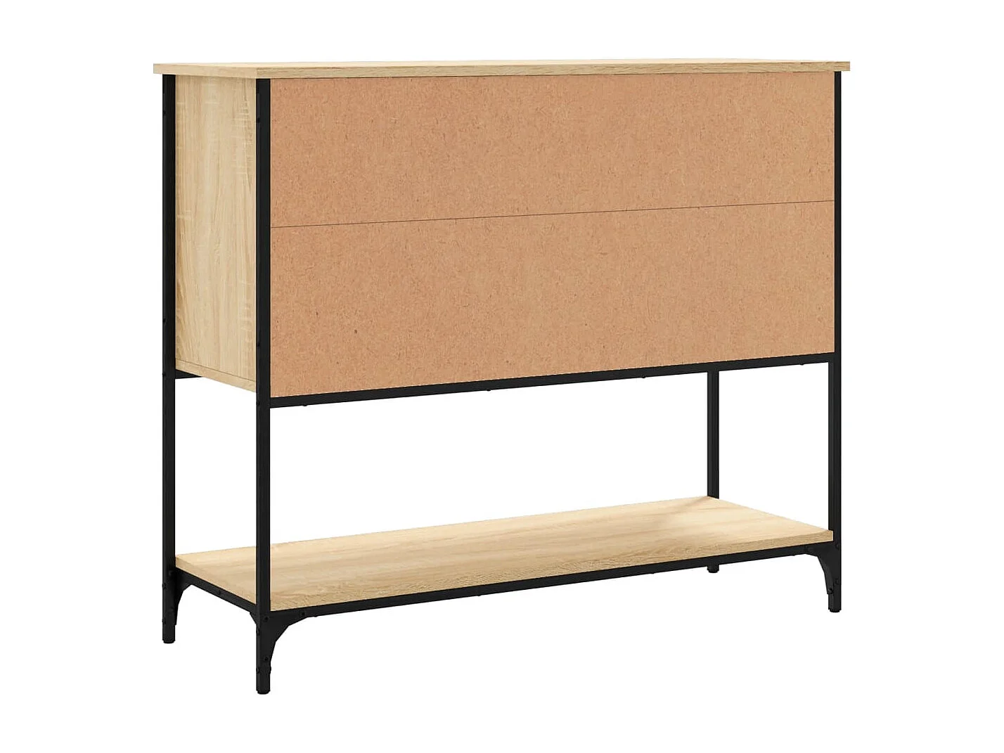 Aparador de madera de ingeniería roble Sonoma 100x36x85 cm