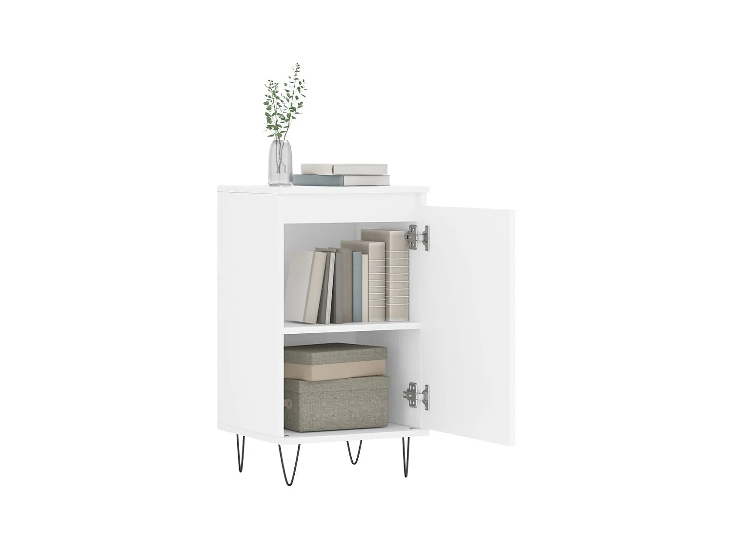 Buffets 2 pièces blanc 40x35x70 cm bois d’ingénierie