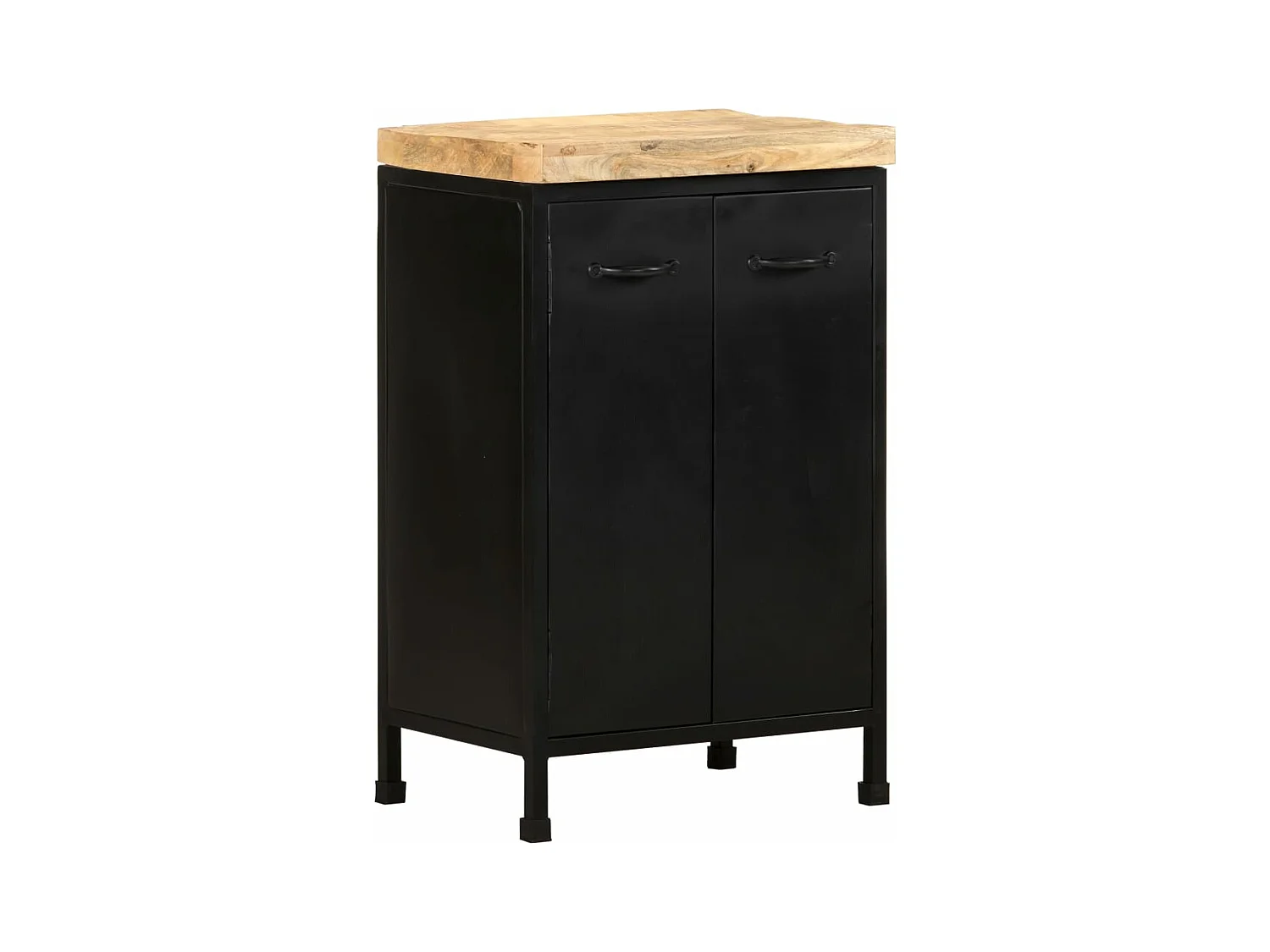 Buffet 47x35x76 cm Bois de manguier brut