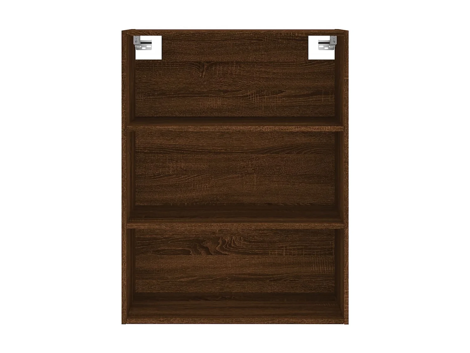 Buffet haut Chêne marron 69,5x34x180 cm Bois d'ingénierie