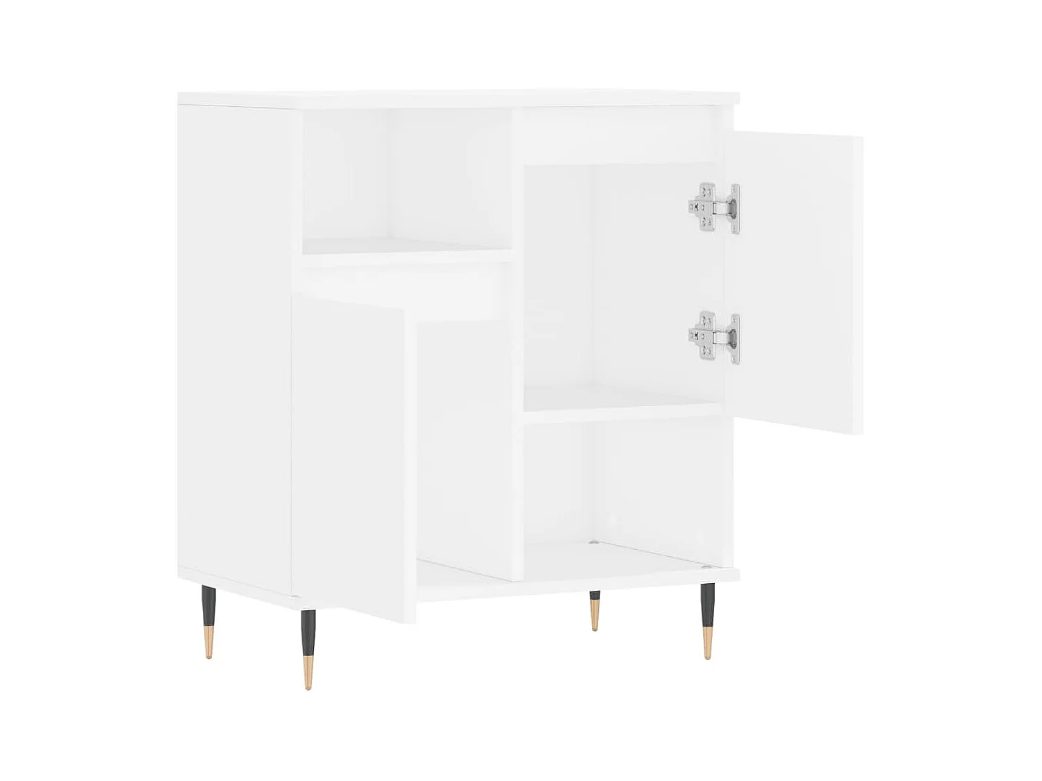 Buffet Blanc 60x35x70 cm Bois d'ingénierie