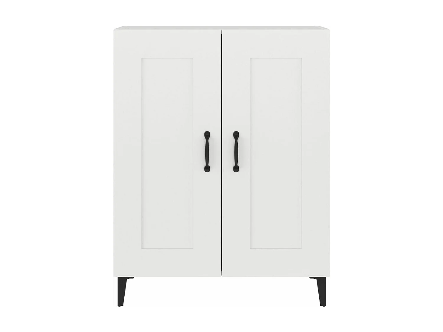 Buffet Blanc 69,5x34x90 cm Bois d'ingénierie