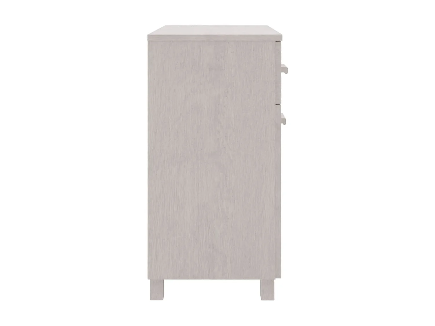 Buffet HAMAR Blanc 79x40x80 cm Bois massif de pin