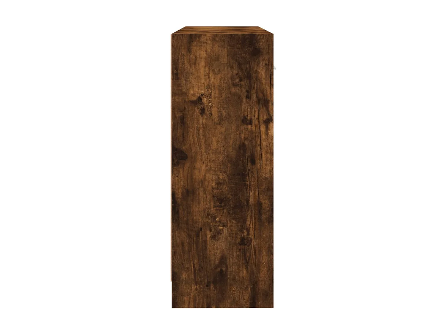 Buffet chêne fumé 91x28x75 cm bois d'ingénierie