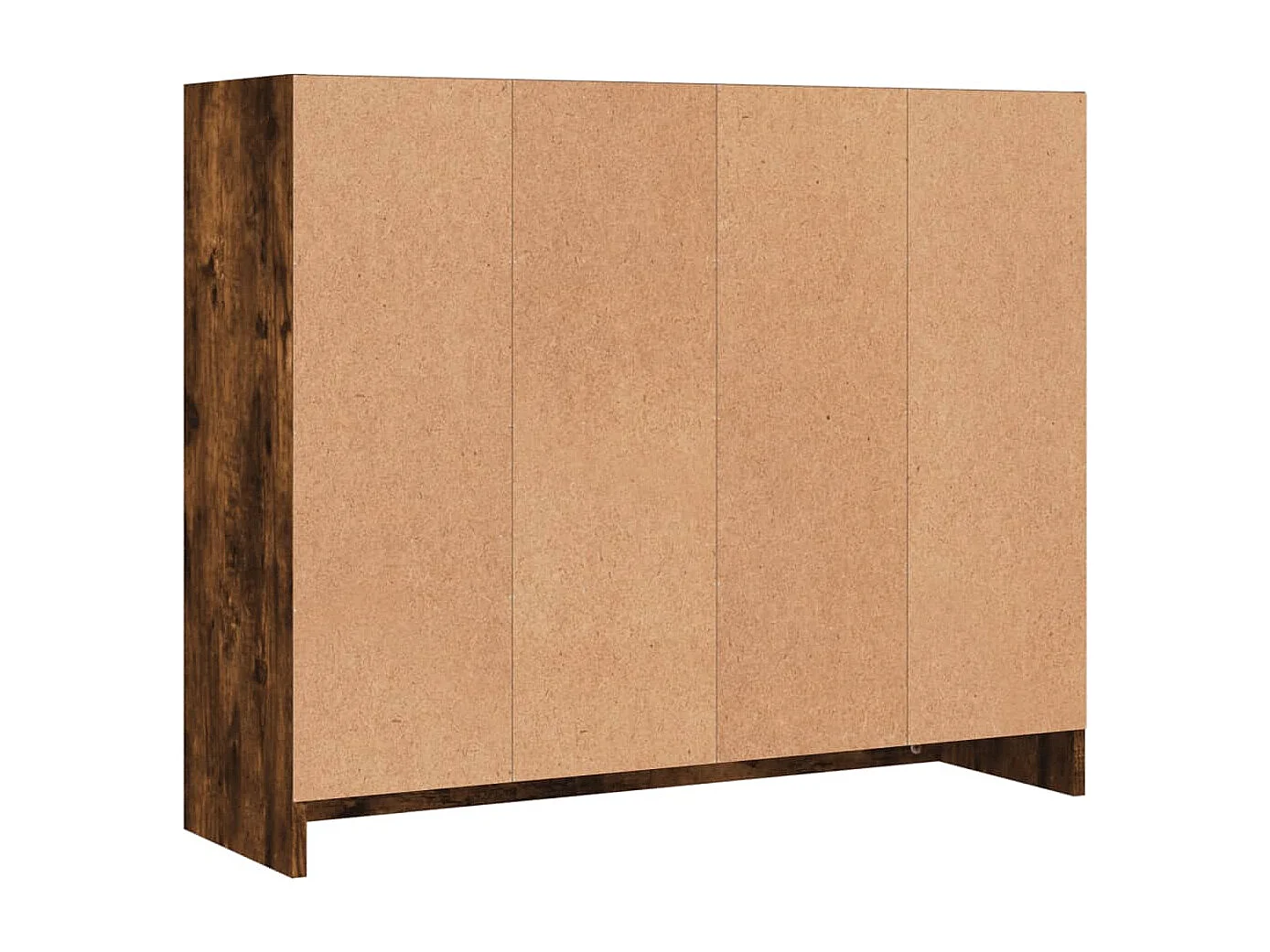 Buffet chêne fumé 91x28x75 cm bois d'ingénierie