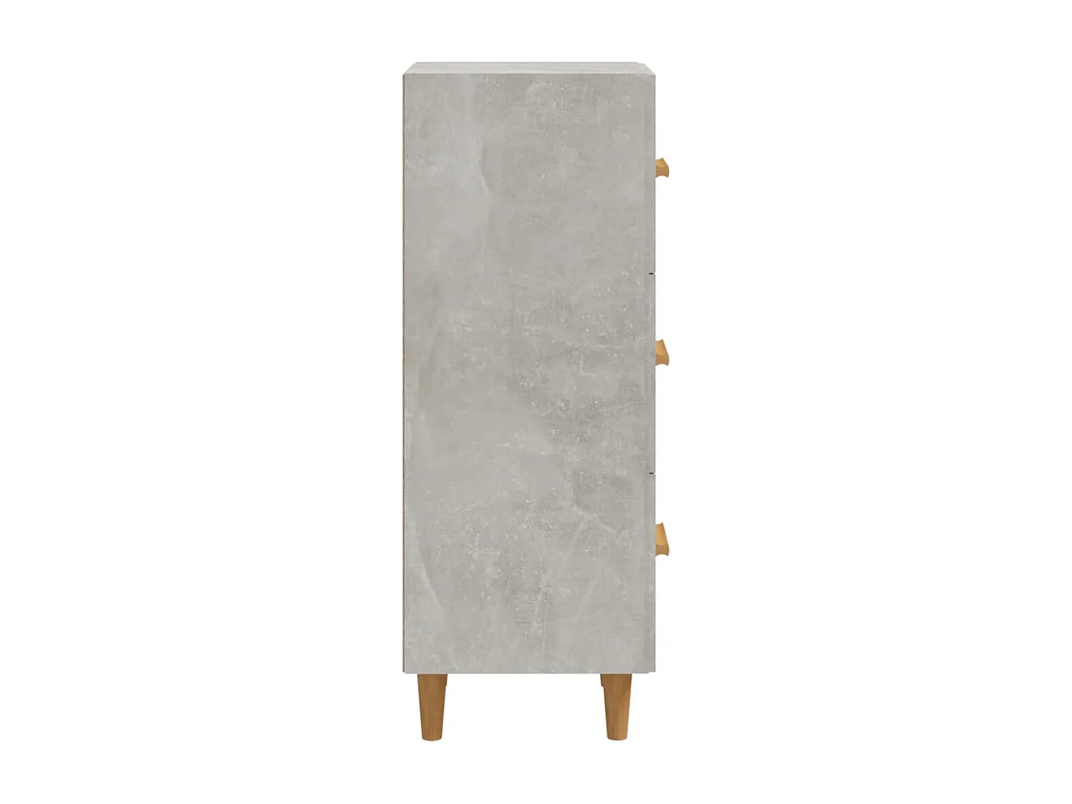 Buffet Gris béton 34,5x34x90 cm Bois d'ingénierie