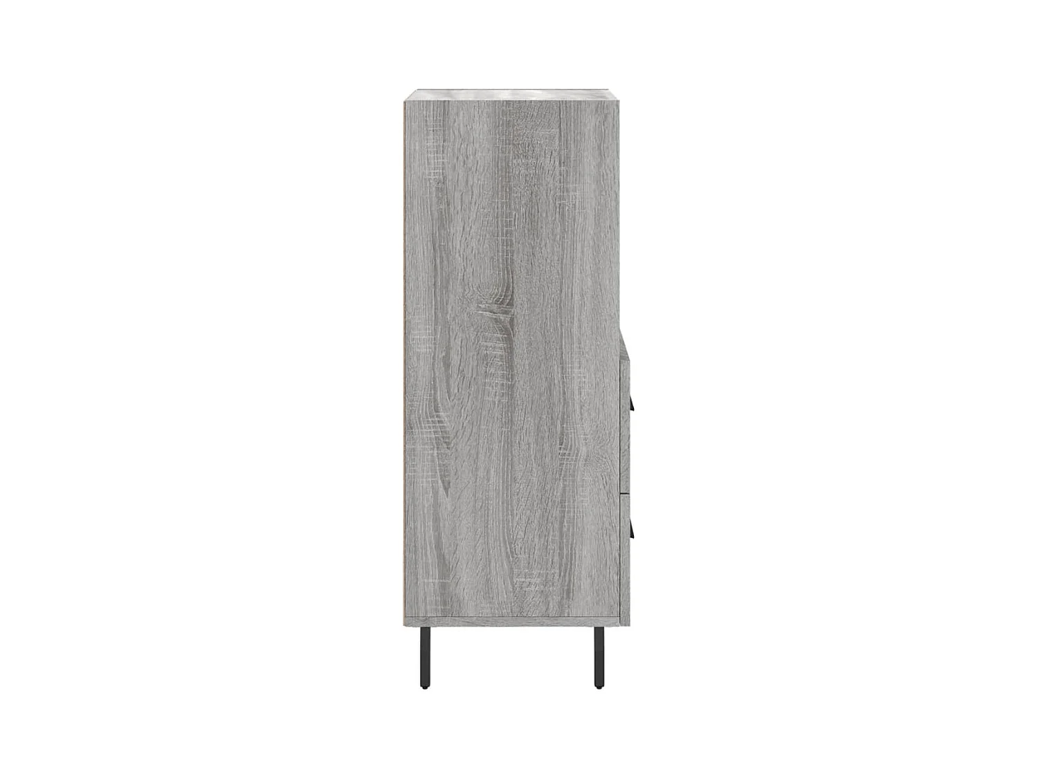 Aparador madera de ingeniería gris Sonoma 34,5x34x90 cm