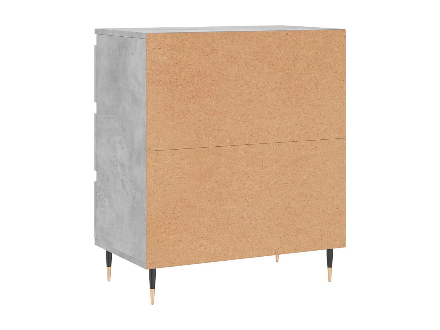 Buffet Gris béton 60x35x70 cm Bois d'ingénierie