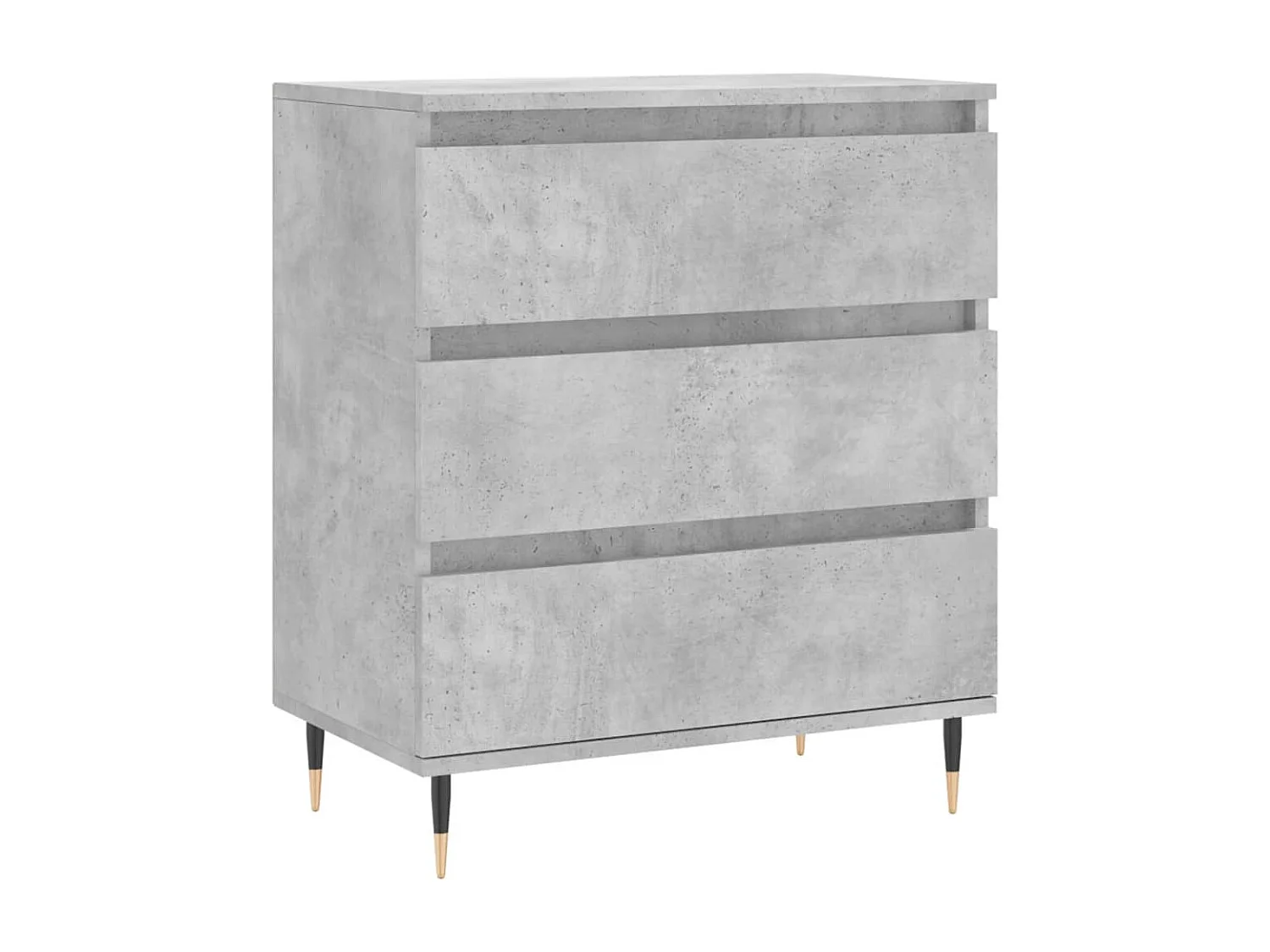 Buffet Gris béton 60x35x70 cm Bois d'ingénierie