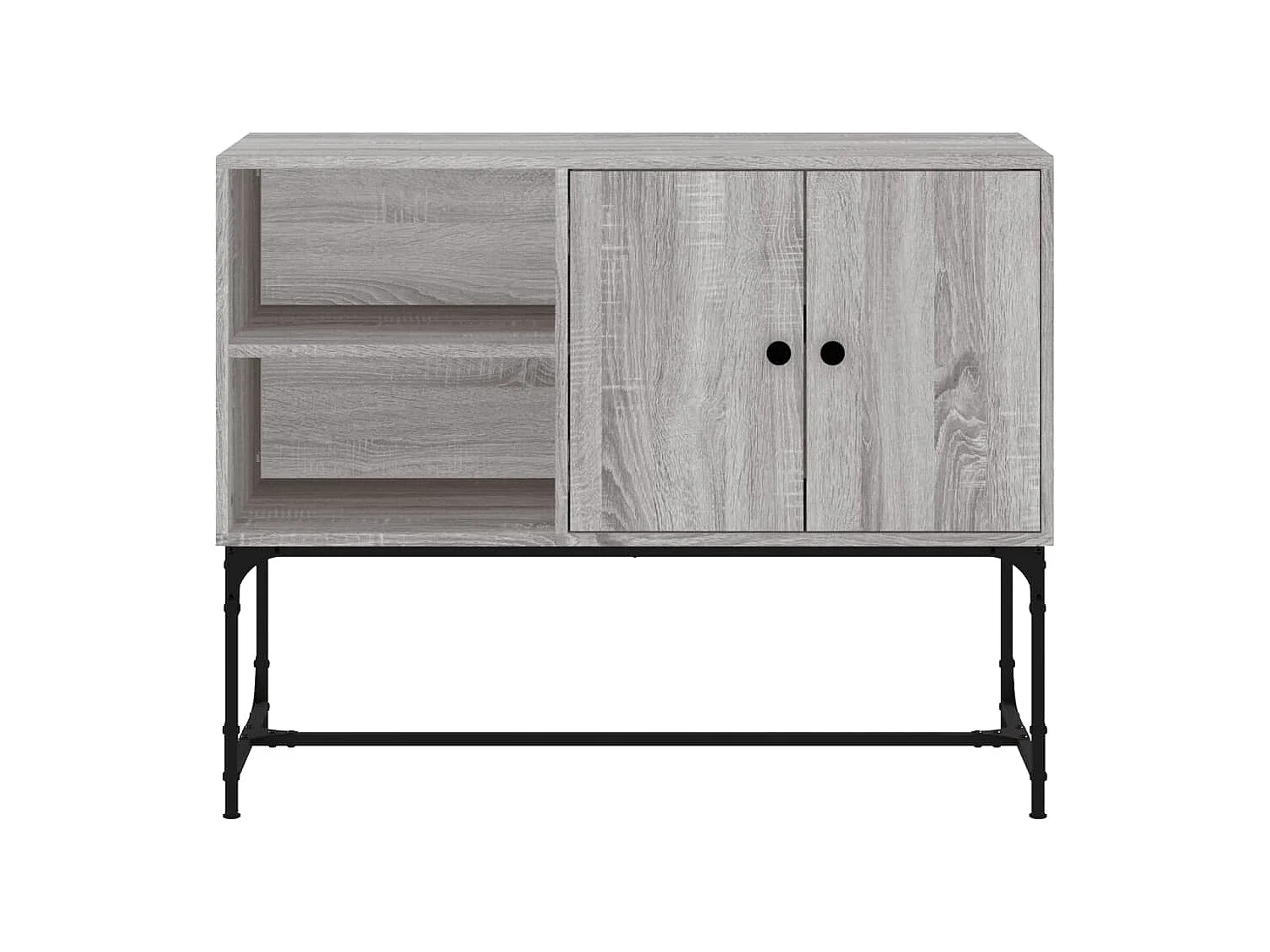 Buffet sonoma gris 100x40x79,5 cm bois d'ingénierie