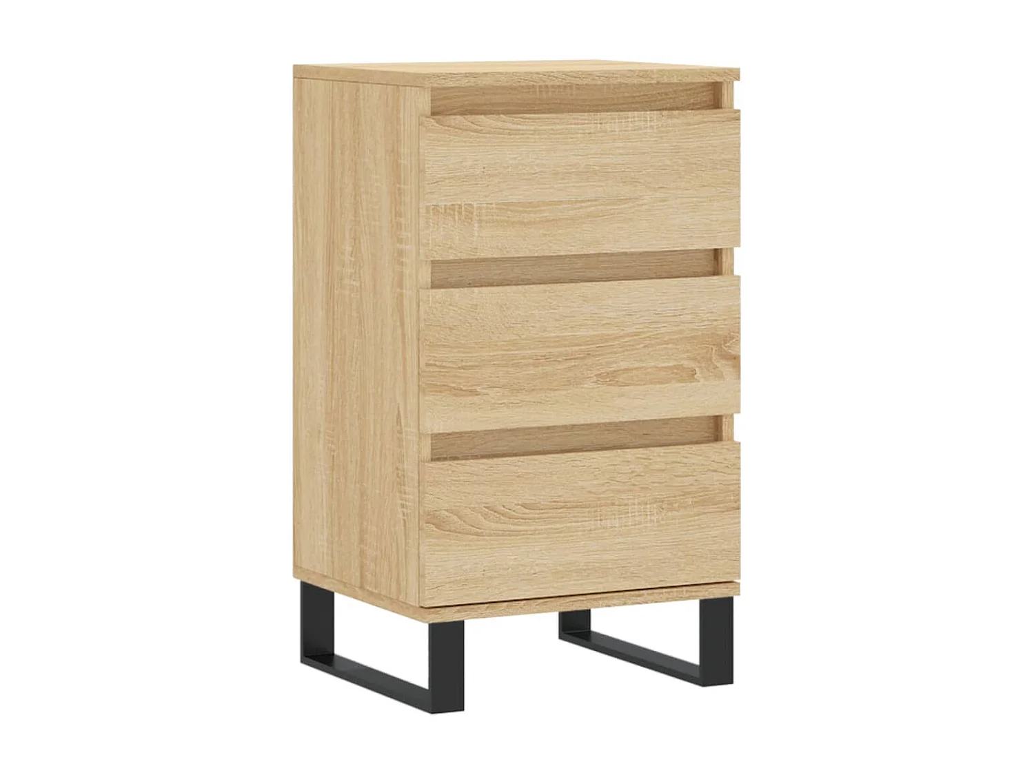 Aparador madera de ingeniería roble Sonoma 40x35x70 cm