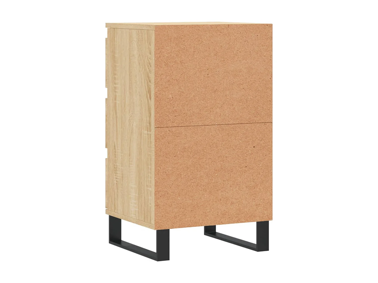 Aparador madera de ingeniería roble Sonoma 40x35x70 cm