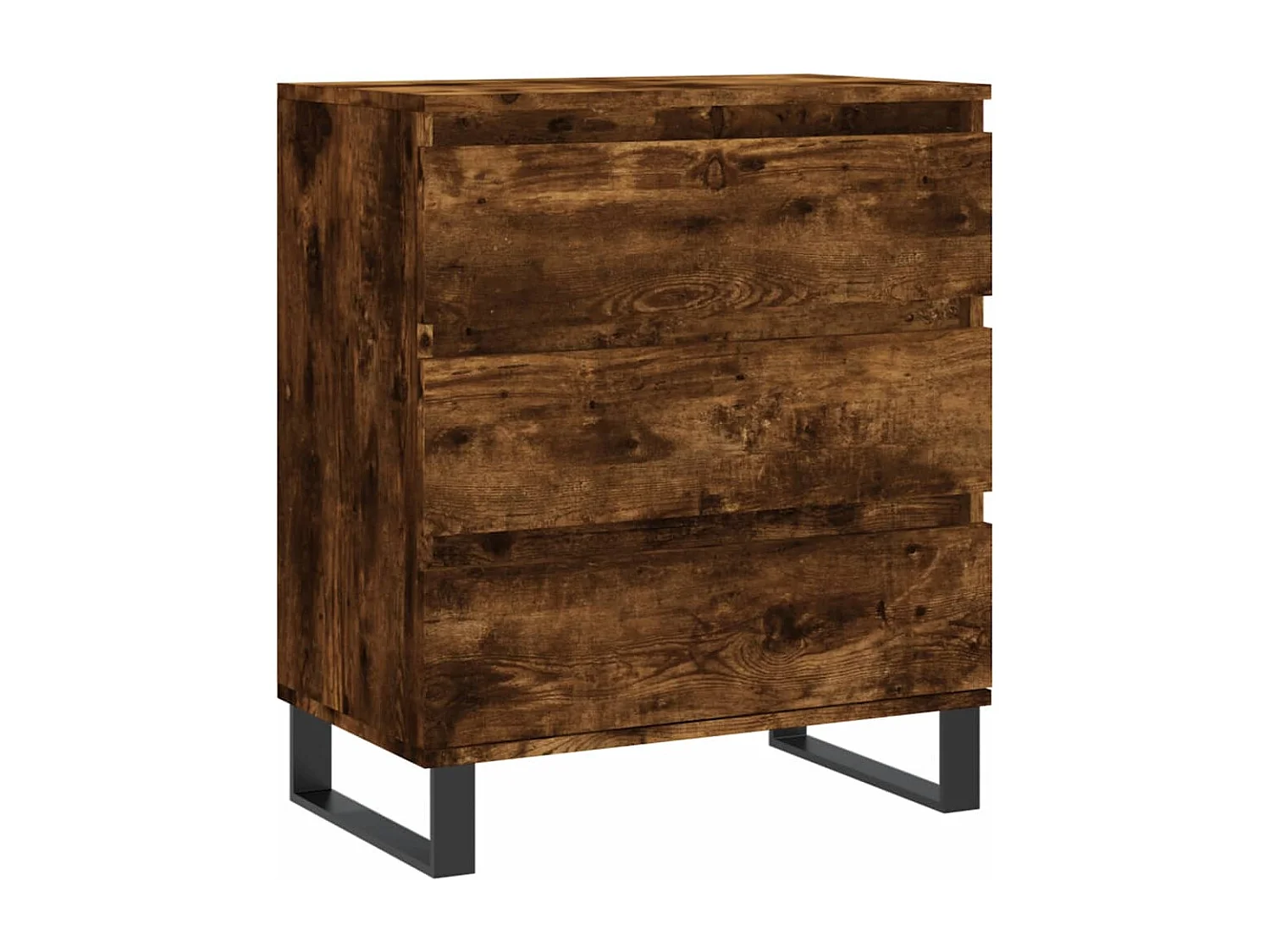 Buffet Chêne fumé 60x35x70 cm Bois d'ingénierie