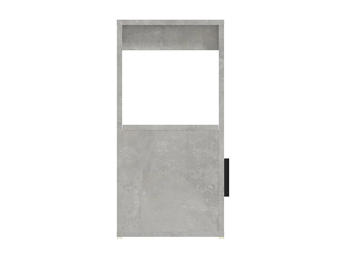 Buffet Gris béton 80x30x60 cm Bois d'ingénierie