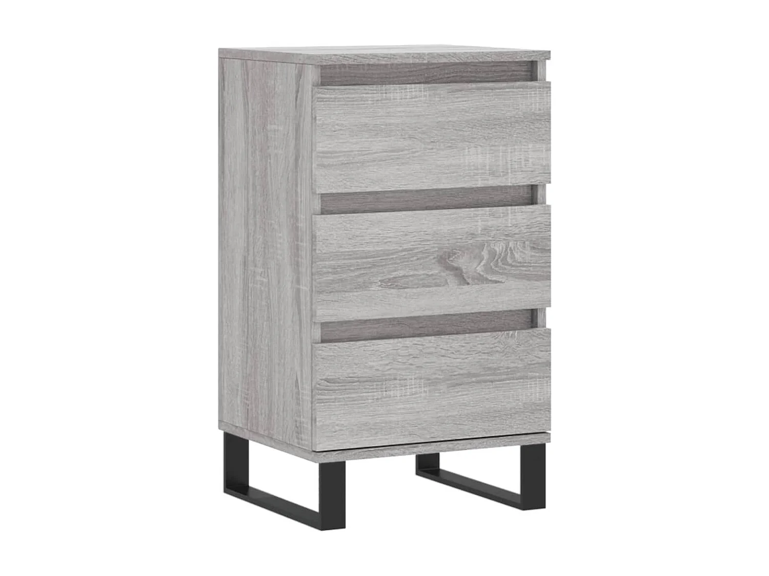 Buffet sonoma gris 40x35x70 cm bois d'ingénierie