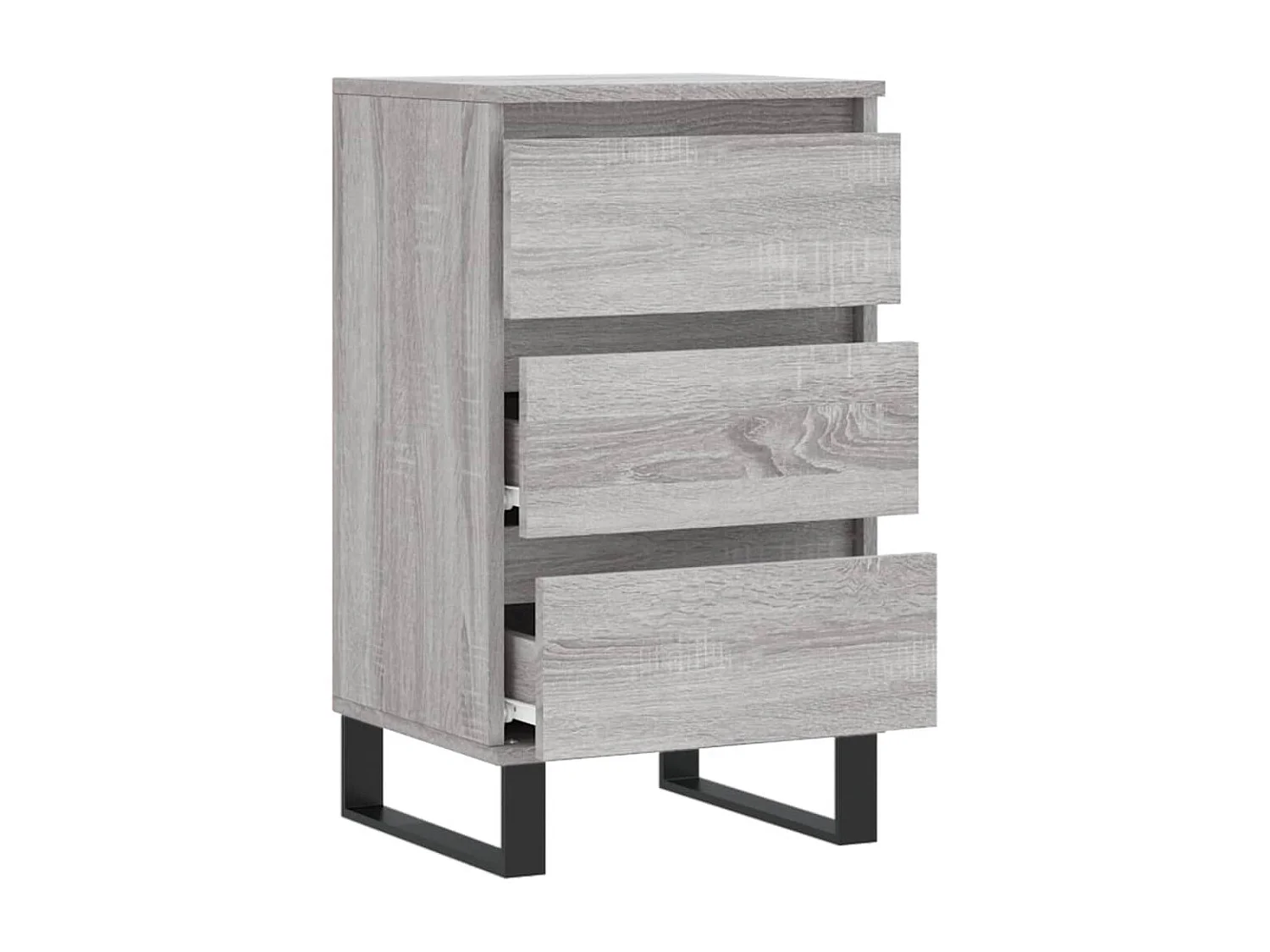 Buffet sonoma gris 40x35x70 cm bois d'ingénierie