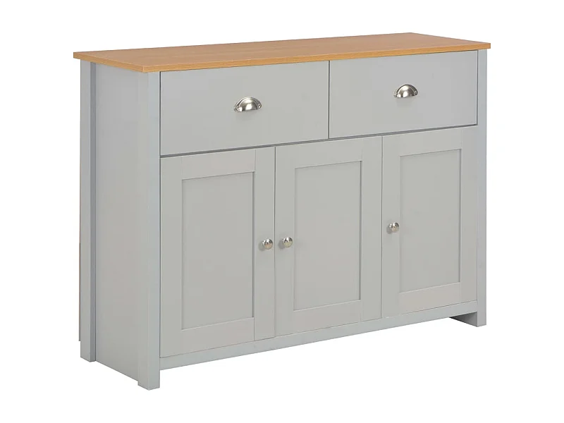 Buffet Gris 112 x 35 x 81 cm