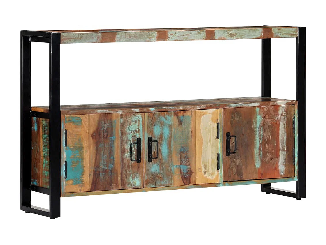 Buffet 120x30x75 cm Bois de récupération solide