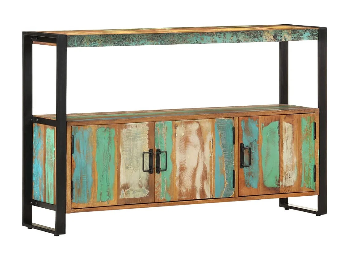 Buffet 120x30x75 cm Bois de récupération solide