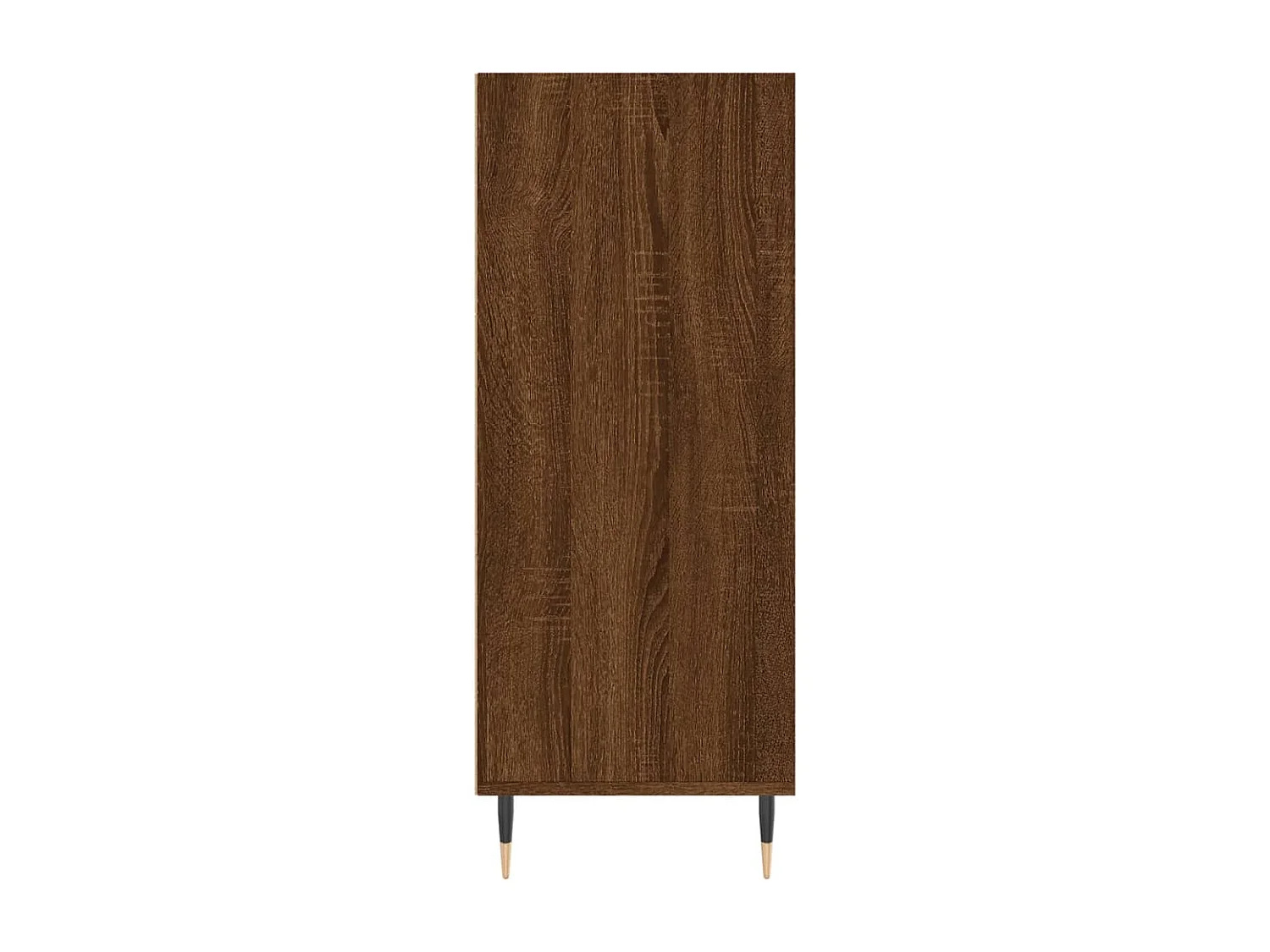 Buffet haut chêne marron 57x35x90 cm bois d'ingénierie