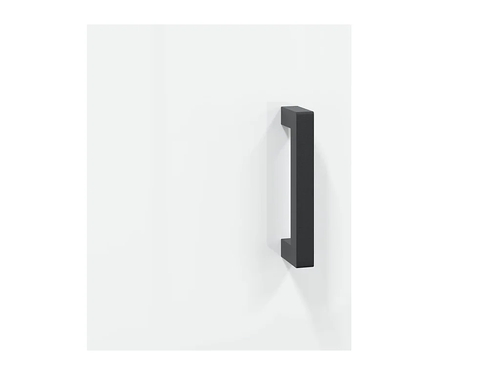 Aparador 69,5x34x90 cm madeira processada branco brilhante