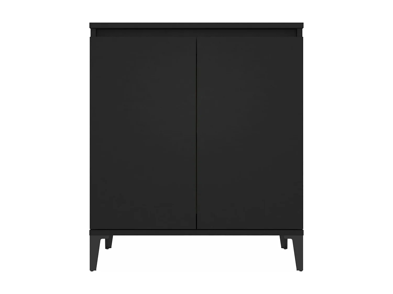 Buffet Noir 60x35x70 cm Aggloméré