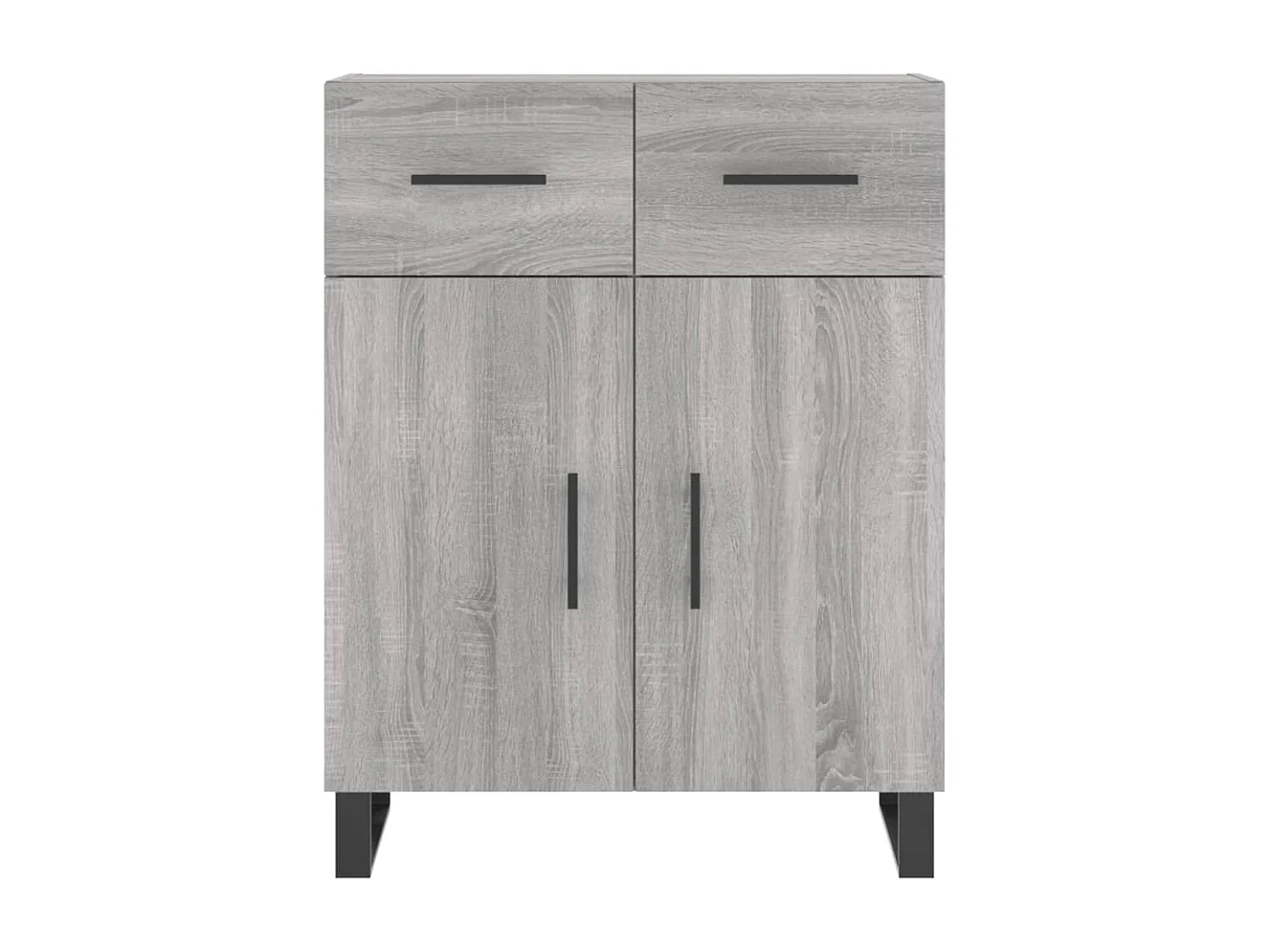 Buffet sonoma gris 69,5x34x90 cm bois d'ingénierie