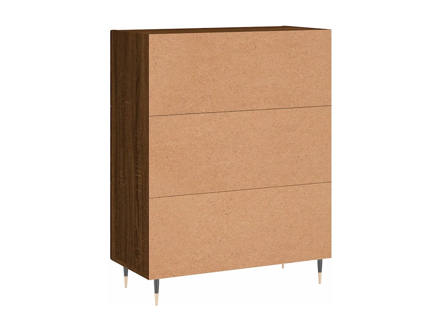 Aparador de madera de ingeniería marrón roble 69,5x34x90 cm