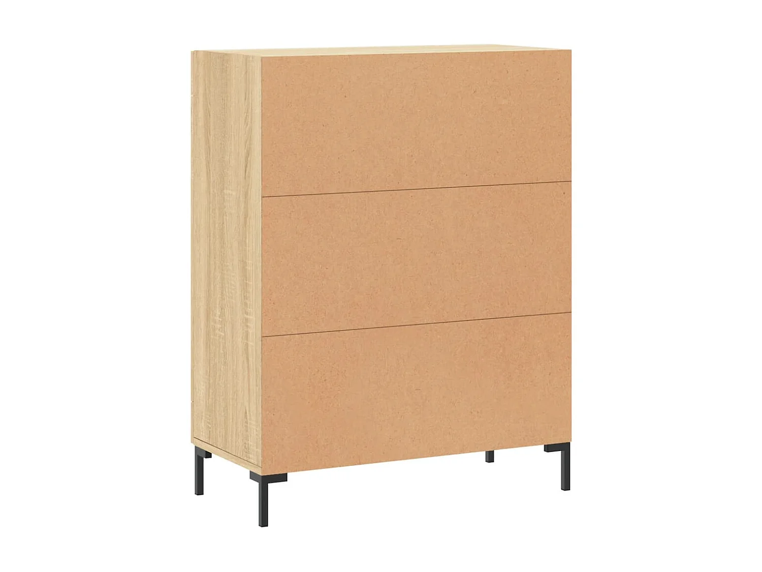 Buffet chêne sonoma 69,5x34x90 cm bois d'ingénierie