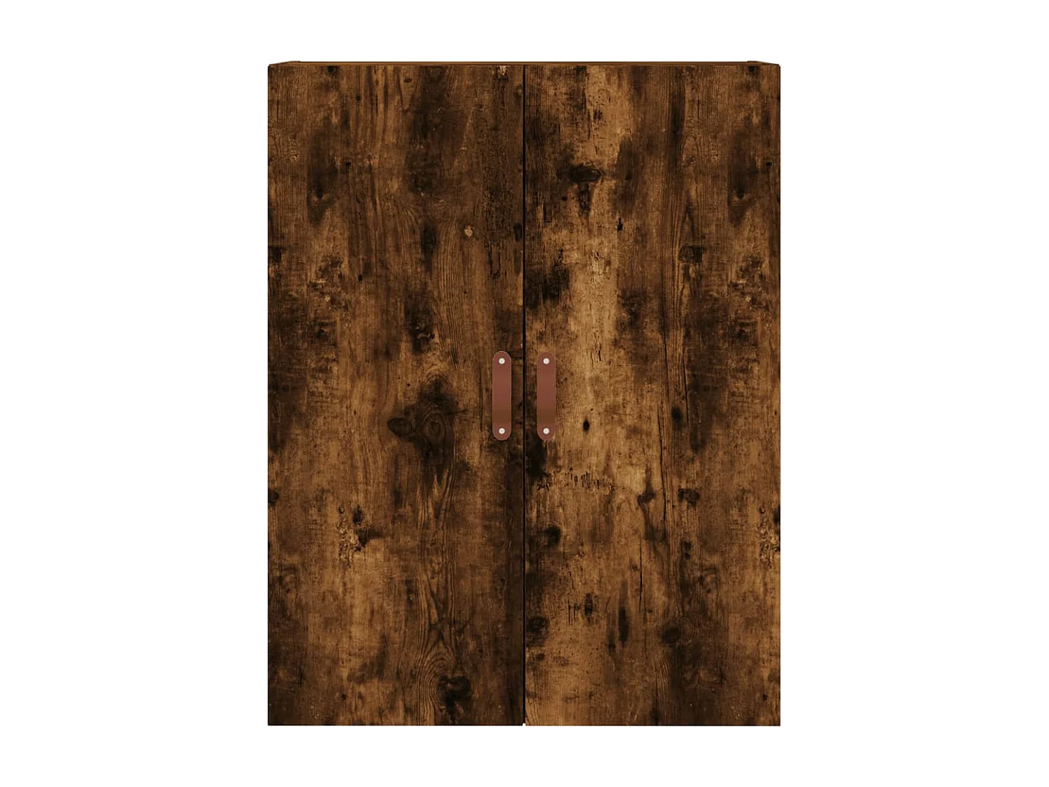 Hoge kastukken69,5x34x180 cm bewerkt hout gerookt eikenkleurig