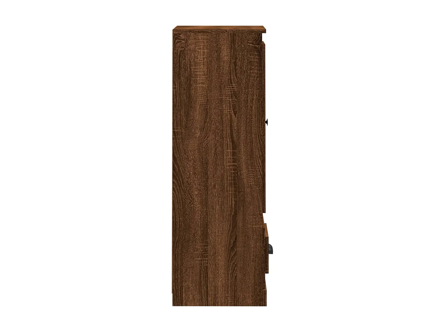 Buffet haut chêne marron 36x35,5x103,5 cm bois d'ingénierie