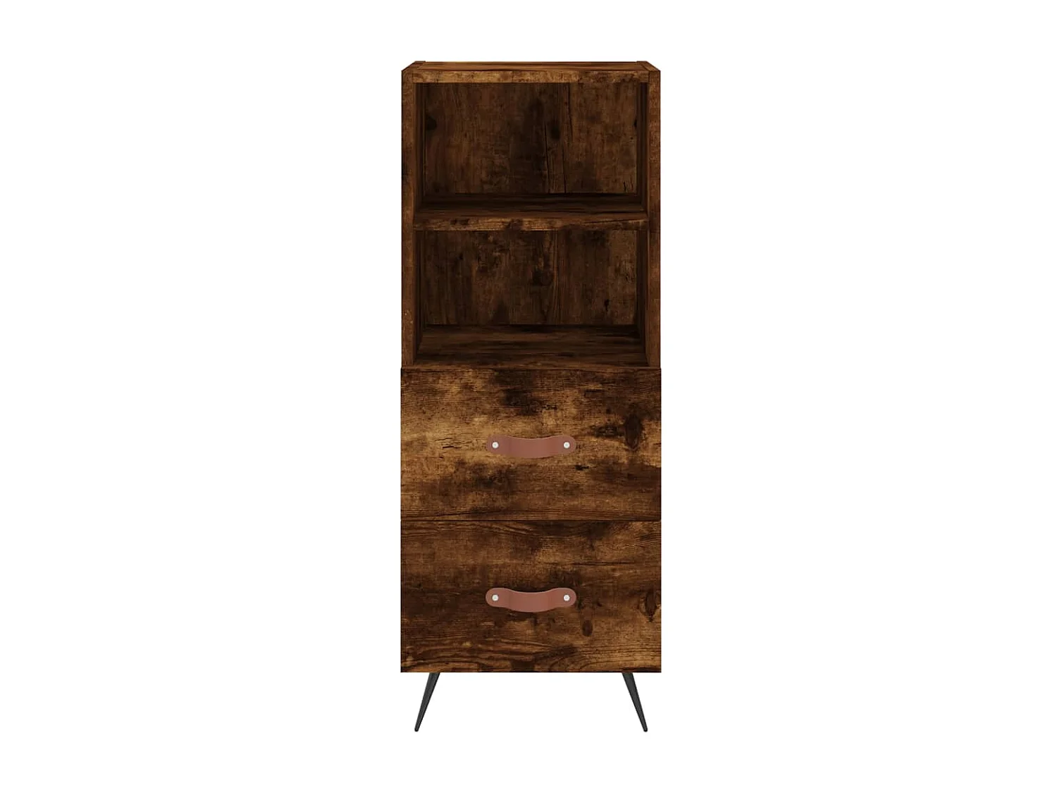 Buffet Chêne fumé 34,5x34x90 cm Bois d'ingénierie