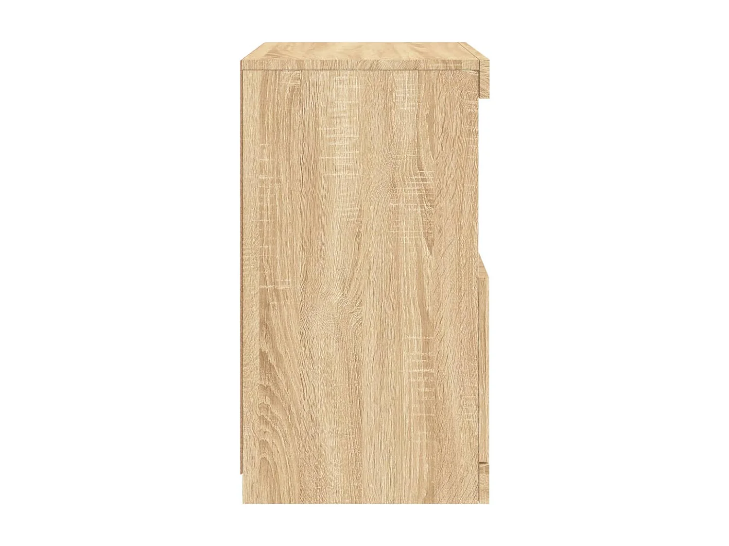 Buffet avec lumières LED chêne sonoma 41x37x67 cm