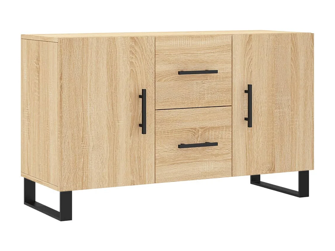 Buffet chêne sonoma 100x36x60 cm bois d'ingénierie